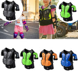 Maxbell Kids Motorcycle Armor Suit Body Guards Vest for Skiing Motocross Black