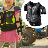 Maxbell Kids Motorcycle Armor Suit Body Guards Vest for Skiing Motocross Black