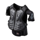 Maxbell Kids Motorcycle Armor Suit Body Guards Vest for Skiing Motocross Black