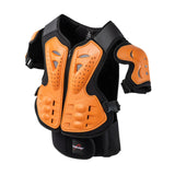 Maxbell Kids Motorcycle Armor Suit Body Guards Vest for Skiing Motocross Orange