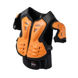 Maxbell Kids Motorcycle Armor Suit Body Guards Vest for Skiing Motocross Orange