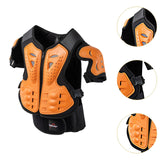 Maxbell Kids Motorcycle Armor Suit Body Guards Vest for Skiing Motocross Orange