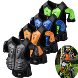 Maxbell Kids Motorcycle Armor Suit Body Guards Vest for Skiing Motocross Orange