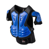 Maxbell Kids Motorcycle Armor Suit Body Guards Vest for Skiing Motocross Blue