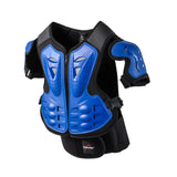 Maxbell Kids Motorcycle Armor Suit Body Guards Vest for Skiing Motocross Blue