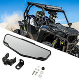 Maxbell UTV Rear View Mirror for 3cm to 4.5cm Round Roll Cage Center Rearview Mirror