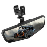 Maxbell UTV Rear View Mirror for 3cm to 4.5cm Round Roll Cage Center Rearview Mirror