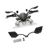 Maxbell 2Pcs Motorcycle Mirror Motorcycle Rearview Mirror for Bike Scooter ATV
