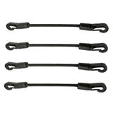 Maxbell 4 Pieces Bungee Cords with Hooks Elastic Ropes for Kayaking Outdoor Car Length 20cm
