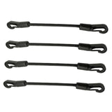 Maxbell 4 Pieces Bungee Cords with Hooks Elastic Ropes for Kayaking Outdoor Car Length 20cm