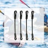 Maxbell 4 Pieces Bungee Cords with Hooks Elastic Ropes for Kayaking Outdoor Car Length 20cm
