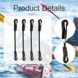Maxbell 4 Pieces Bungee Cords with Hooks Elastic Ropes for Kayaking Outdoor Car Length 20cm