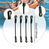 Maxbell 4 Pieces Bungee Cords with Hooks Elastic Ropes for Kayaking Outdoor Car Length 20cm
