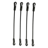 Maxbell 4 Pieces Bungee Cords with Hooks Elastic Ropes for Kayaking Outdoor Car Length 60cm