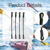 Maxbell 4 Pieces Bungee Cords with Hooks Elastic Ropes for Kayaking Outdoor Car Length 60cm