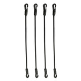 Maxbell 4 Pieces Bungee Cords with Hooks Elastic Ropes for Kayaking Outdoor Car Length 90cm