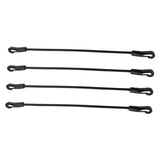 Maxbell 4 Pieces Bungee Cords with Hooks Elastic Ropes for Kayaking Outdoor Car Length 90cm