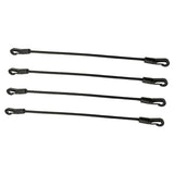 Maxbell 4 Pieces Bungee Cords with Hooks Elastic Ropes for Kayaking Outdoor Car Length 90cm