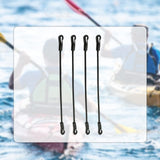 Maxbell 4 Pieces Bungee Cords with Hooks Elastic Ropes for Kayaking Outdoor Car Length 90cm