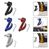 Maxbell Generic Motorcycle Handlebars Hook Cargo Hook with M6 Screw Compact Aluminum Black