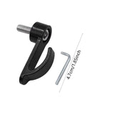 Maxbell Generic Motorcycle Handlebars Hook Cargo Hook with M6 Screw Compact Aluminum Black