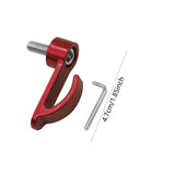 Maxbell Generic Motorcycle Handlebars Hook Cargo Hook with M6 Screw Compact Aluminum Red