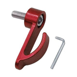 Maxbell Generic Motorcycle Handlebars Hook Cargo Hook with M6 Screw Compact Aluminum Red