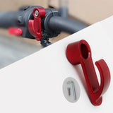Maxbell Generic Motorcycle Handlebars Hook Cargo Hook with M6 Screw Compact Aluminum Red
