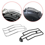 Maxbell Universal Motorcycle Luggage Rack Iron Carrier Rack for Travel Tail Box Black