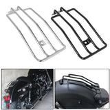 Maxbell Universal Motorcycle Luggage Rack Iron Carrier Rack for Travel Tail Box Black