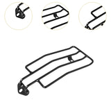 Maxbell Universal Motorcycle Luggage Rack Iron Carrier Rack for Travel Tail Box Black