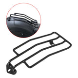 Maxbell Universal Motorcycle Luggage Rack Iron Carrier Rack for Travel Tail Box Black