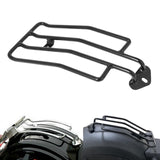 Maxbell Universal Motorcycle Luggage Rack Iron Carrier Rack for Travel Tail Box Black