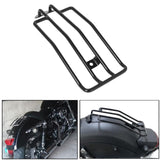 Maxbell Universal Motorcycle Luggage Rack Iron Carrier Rack for Travel Tail Box Black
