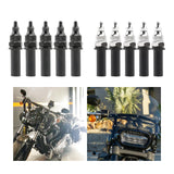 Maxbell 5 Pieces Motorcycle Windshield Bolt Screw Kit Motorbike Fairing Mounting Kit Black