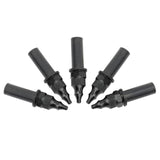 Maxbell 5 Pieces Motorcycle Windshield Bolt Screw Kit Motorbike Fairing Mounting Kit Black