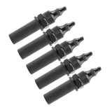 Maxbell 5 Pieces Motorcycle Windshield Bolt Screw Kit Motorbike Fairing Mounting Kit Black