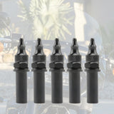 Maxbell 5 Pieces Motorcycle Windshield Bolt Screw Kit Motorbike Fairing Mounting Kit Black