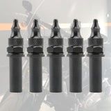 Maxbell 5 Pieces Motorcycle Windshield Bolt Screw Kit Motorbike Fairing Mounting Kit Black