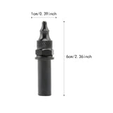 Maxbell 5 Pieces Motorcycle Windshield Bolt Screw Kit Motorbike Fairing Mounting Kit Black