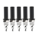 Maxbell 5 Pieces Motorcycle Windshield Bolt Screw Kit Motorbike Fairing Mounting Kit Silver