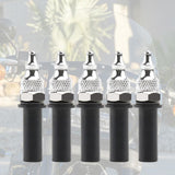 Maxbell 5 Pieces Motorcycle Windshield Bolt Screw Kit Motorbike Fairing Mounting Kit Silver