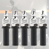 Maxbell 5 Pieces Motorcycle Windshield Bolt Screw Kit Motorbike Fairing Mounting Kit Silver