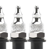 Maxbell 5 Pieces Motorcycle Windshield Bolt Screw Kit Motorbike Fairing Mounting Kit Silver