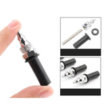 Maxbell 5 Pieces Motorcycle Windshield Bolt Screw Kit Motorbike Fairing Mounting Kit Silver