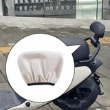 Maxbell Protector Pad Universal Easy to Install Comfortable Passenger Backrest Cover white