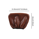 Maxbell Protector Pad Universal Easy to Install Comfortable Passenger Backrest Cover brown