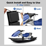 Maxbell 2 Pieces Boat Fender Protect Convenient Professional Easy to Store Black