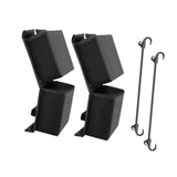Maxbell 2 Pieces Boat Fender Protect Convenient Professional Easy to Store Black