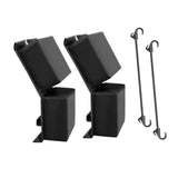 Maxbell 2 Pieces Boat Fender Protect Convenient Professional Easy to Store Black